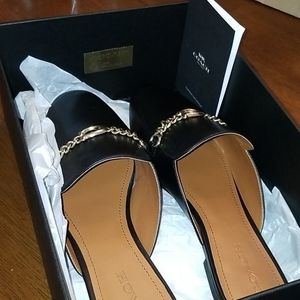 Coach Size 11 Sofi Leather Slides